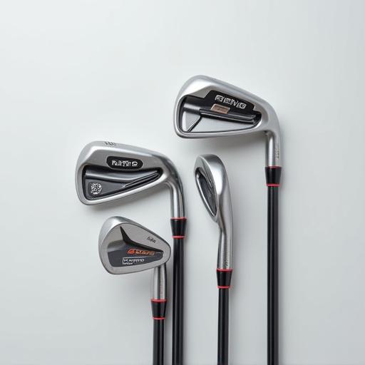 A set of PING G430 irons laid out